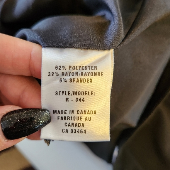 Rickis Black Flutter Pencil Skirt Office Minimalist High Waisted Rise Dressy - Picture 7 of 9